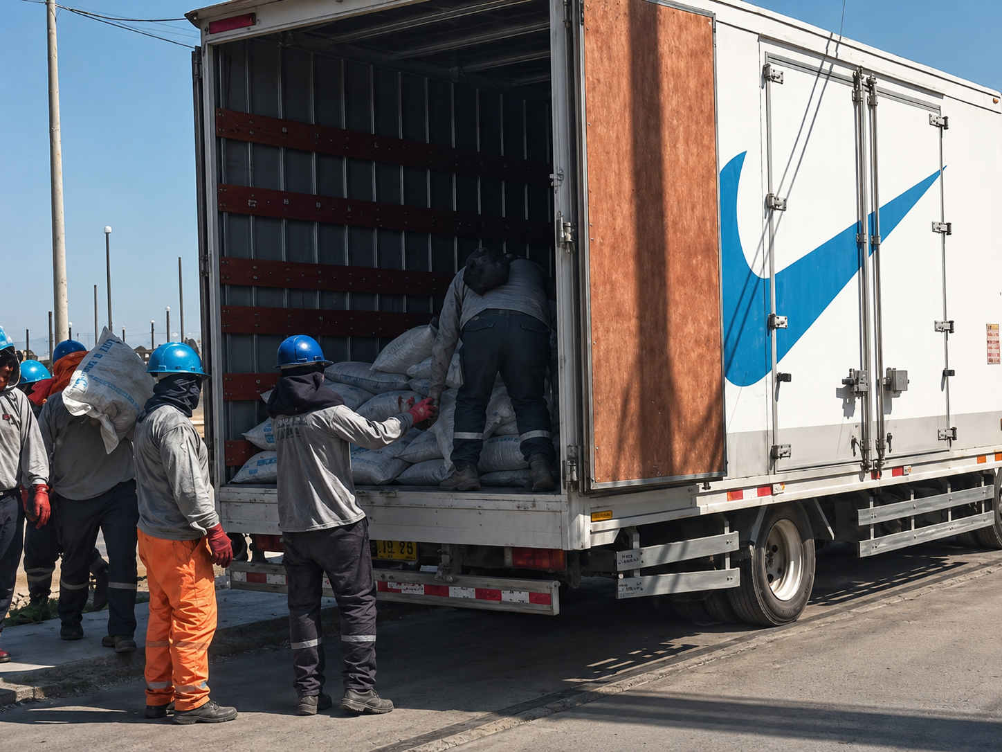 Distribución y reparto con personal de carga